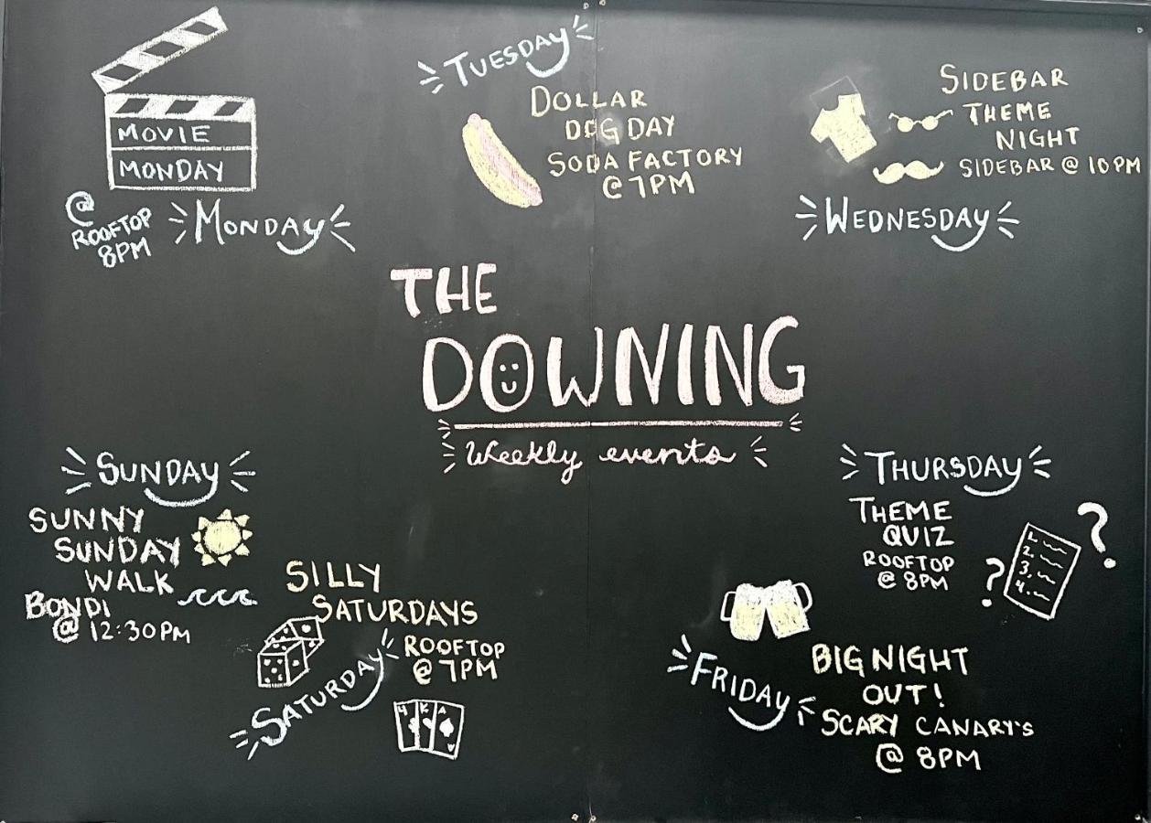 The Downing Hostel Sydney Bagian luar foto